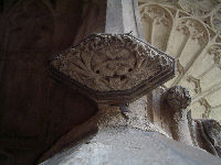 Green Man nella Cattedrale di Gloucester