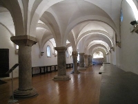 Le sette colonne nel Refettorio