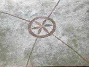Fiore della Vita sulla cripta del Duomo di Lodi