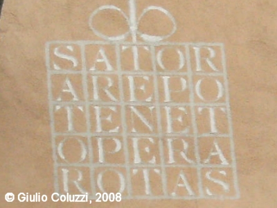 Il SATOR di Torino (dettaglio)