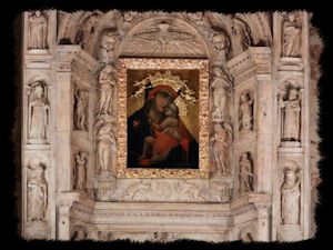 L'icona bizantina della Madonna del Carmine