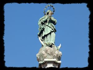 L'obelisco dell'Immacolata