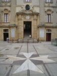 La facciata di Palazzo Vilhena
